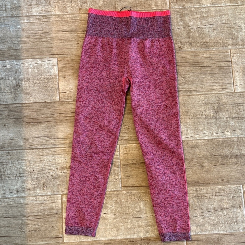 Spanx Seamless Sculpt Leggings in Spacedye Coral Punch